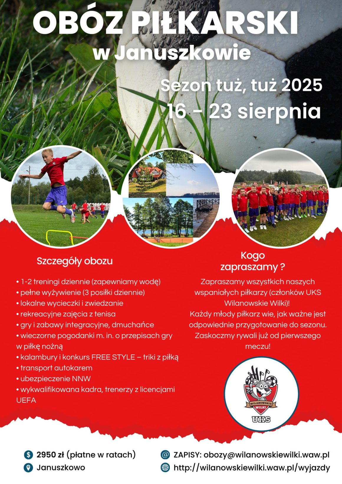 Obóz piłkarski Sezon tuż, tuż 2025 r.