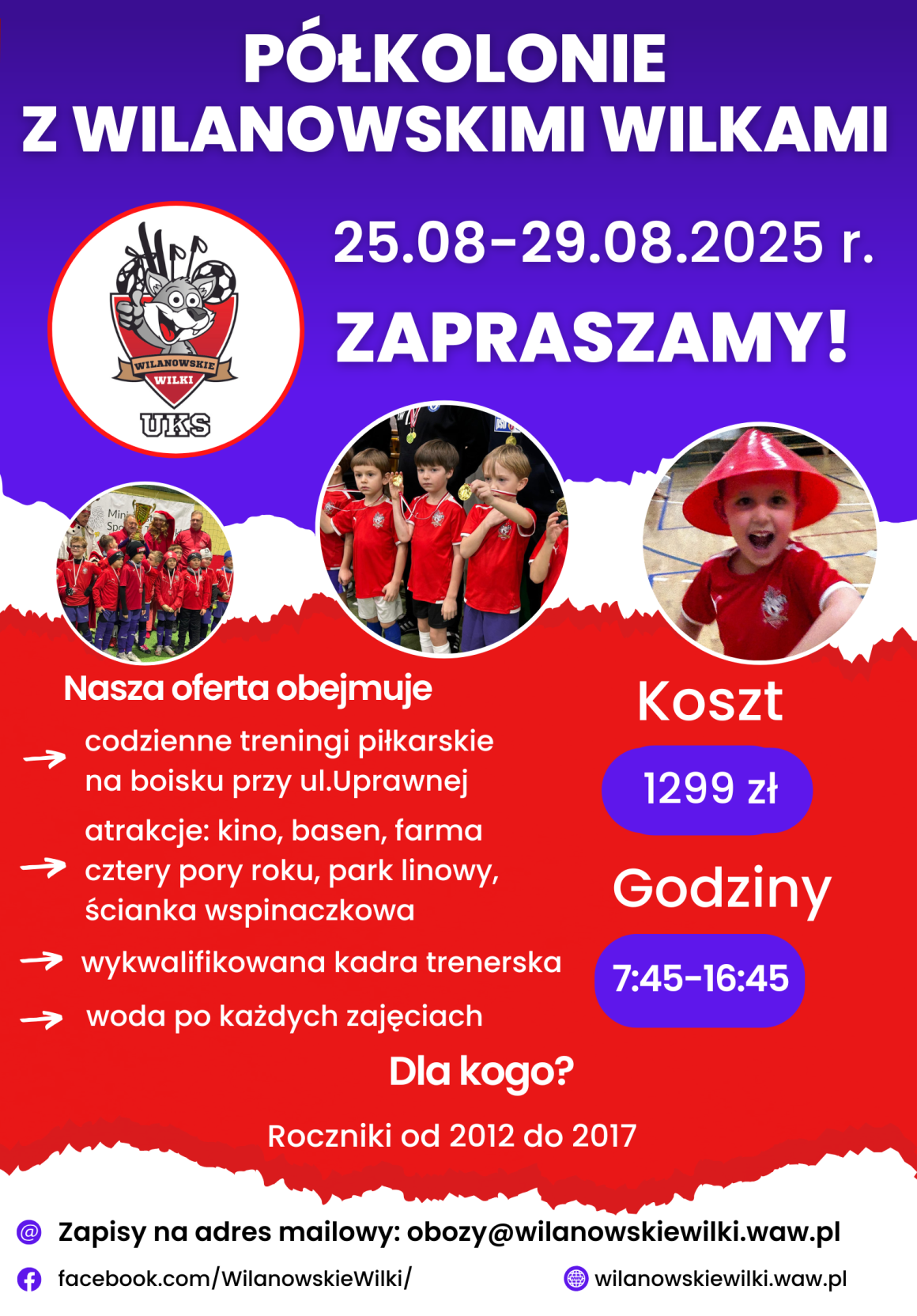 Półkolonie z Wilkami – sierpień 2025 r.