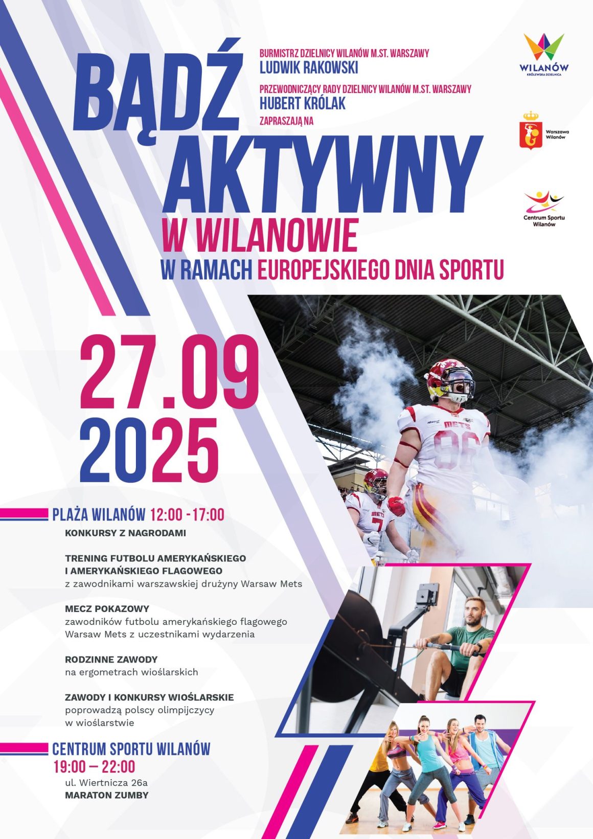 „Bądź Aktywny w Wilanowie” w najbliższy weekend